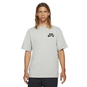 Camiseta Nike Sb Tee Logo Gris Hombre - DC7817-063