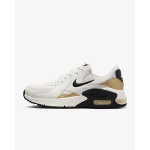 Tenis Nike Mujer Air Max Excee Blanco Dorado