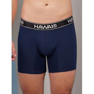 Bóxer Medio en Algodón Azul Oscuro