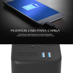 Regulador De Voltaje Automático Forza 1200va, 8 Tomas, 2 Usb