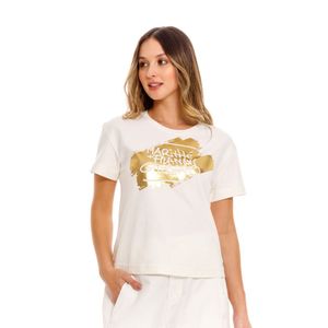 Camiseta Manga Corta Para Mujer Girbaud