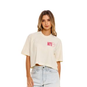 Camiseta Manga Corta Para Mujer Lueur Girbaud