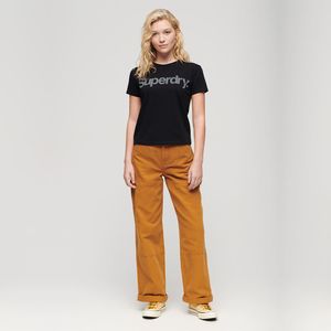 Camiseta Manga Corta Para Mujer Core Logo City Fitted Tee Superdry