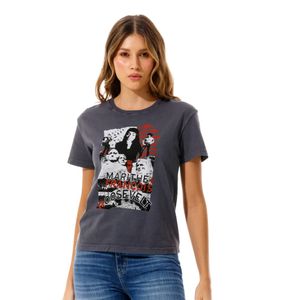 Camiseta Manga Corta Para Mujer Lueur Girbaud