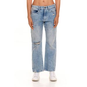 Jean Rigido Para Mujer  Pales Low   Pilatos