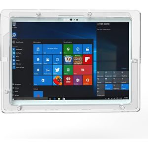 TABcare Funda acrílica antirrobo VESA Plus para Microsoft Surface Book 1/2/3 13.5" sin teclado (libro de superficie 1/2/3 13.5", transparente)