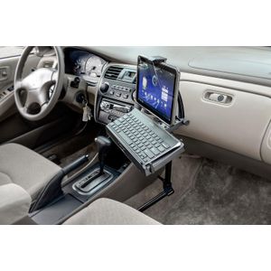 ARKON Soporte para tablet y teclado para coche | Soporte para tableta para coche | Durabilidad de grado profesional | Fácil instalación | Bandeja