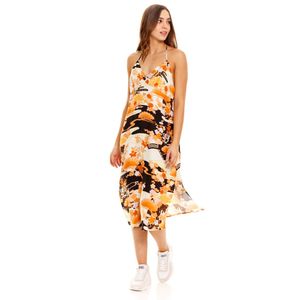 Vestido Largo Para Mujer Vintage Midi Halter Superdry