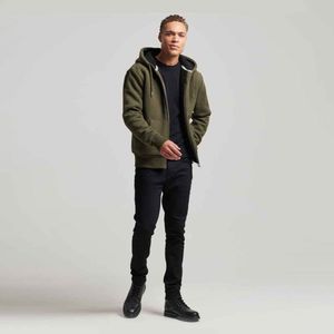 Buzo Abierto Para Hombre Essential Borg Lined Zip Hood Superdry