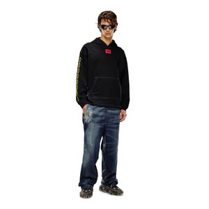 Buzo Hoodie Cerrado Para Hombre S-Baxt-Hood-N1 Diesel