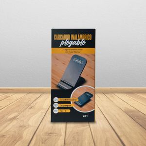 Cargador Inalambrico MERTEC Z21 Plegable de Carga Rapida