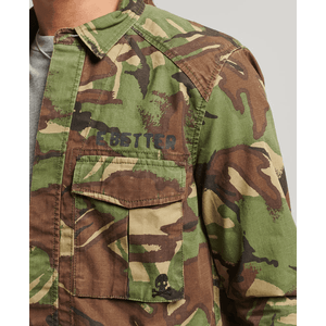 Camisa Manga Larga Para Hombre Vintage Patched Military Superdry