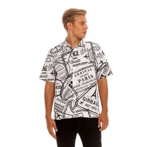 Camisa Manga Corta Para Hombre Camisa Girbaud