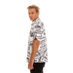 Camisa Manga Corta Para Hombre Camisa Girbaud