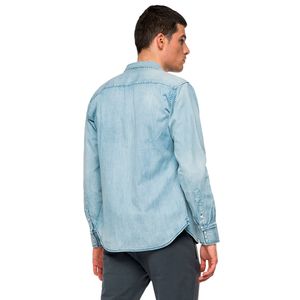 Camisa Para Hombre 7 Oz Deep Blue Denim Replay