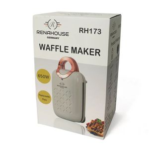 Mini Sandwichera Y Waflera Renahouse 2 en 1 RH173 Menta