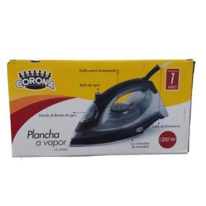 Plancha De Ropa A Vapor CORONA Color Negra
