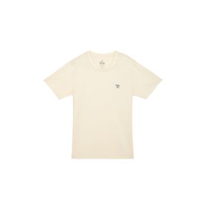 Camiseta crudo básica estampada para hombre