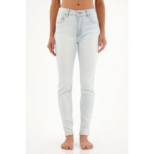 Jean Jegging tiro alto tono ice para mujer