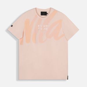 Camiseta Premium Manga Corta Color Peach Parfait Para Hombre