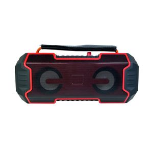 Parlante Fm Con soporte Para Celular HT-M10 Rojo