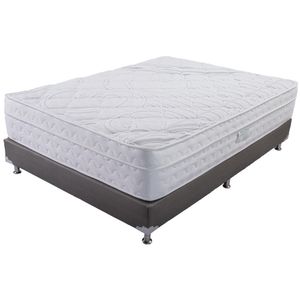 Combo Colchón Premier + Base Cama + Protector + Almohada - Medida 100x190 - Firmeza Suave