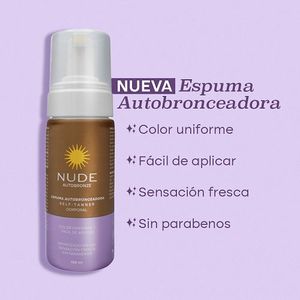 Espuma Autobronceadora Nude 150 ML