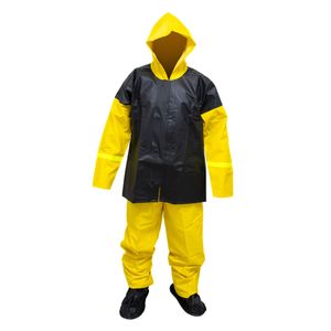 Impermeable Moto/Clista Amar/Negro C/Botas  T/Xl 35/Mic