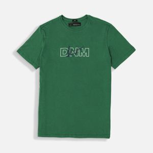 Camiseta Estampado Localizado Color Verde Adidas Para Hombre