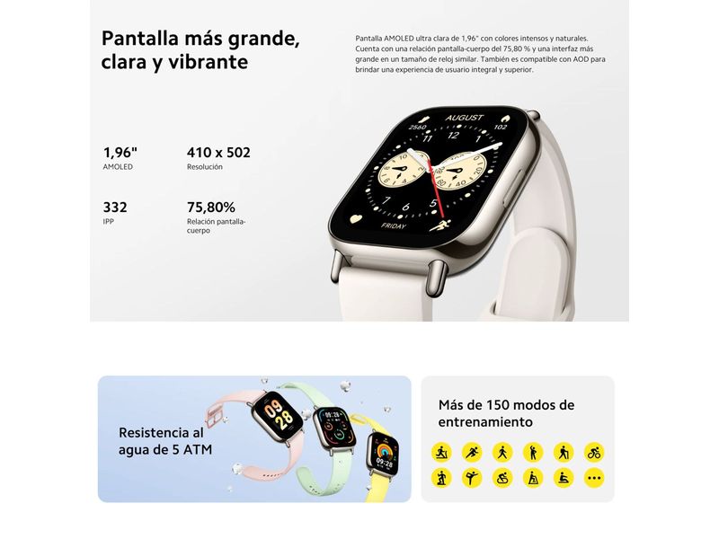 Reloj Inteligente Reloj Xiaomi Worten Xiaomi Redmi Watch Lite, Pulsera  Smart Gps Llamada Bt, Blk Agaval