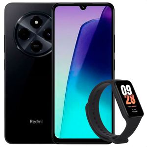 Celular Xiaomi Redmi 14C 128GB /4GB, Blk + Band 8 Active, Blk