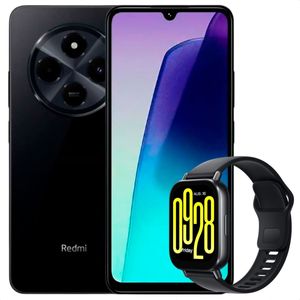 Celular Xiaomi Redmi 14C 128GB /4GB Blk + Watch 5 Active Blk