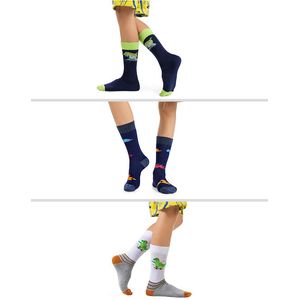 Medias Paq X3 Infantil Masculino Multicolor Fi 5498