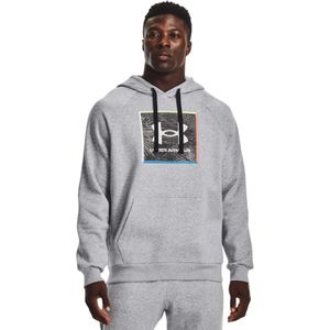 Buzo Under Armour Rival Fleece Graphic Gris Hombre
