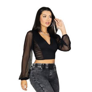 Blusa Mujer Negro Mp 100751