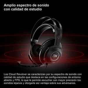 Diadema Gamer HyperX Cloud Revolverr, Audio USB 7.1 PC, PS5/PS4