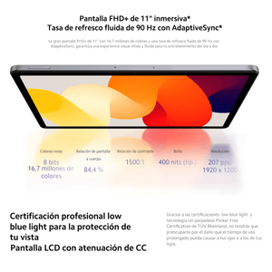 Xiaomi Redmi Pad SE Tablet 11 FHD+ 128GB  4GB 8mpx Verde