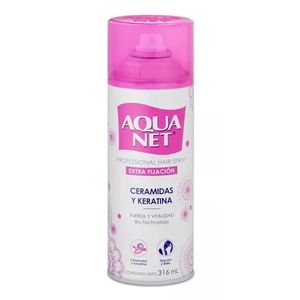 Aqua Net Laca Extra Fijacion Ceramidas y Keratina 316ml