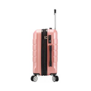 Maleta De Viaje Expandible Cabina Bin M011 Oro Rosa