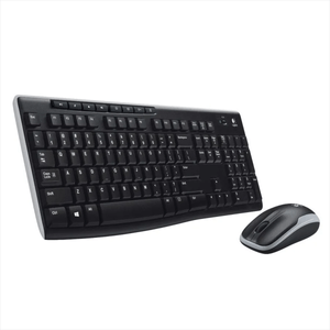 Combo Inalámbrico Teclado Multimedia y Mouse Logitech MK270