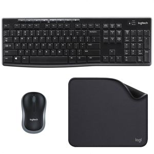 Combo Inalámbrico Logitech Mk270  Pad Mouse Studio Series