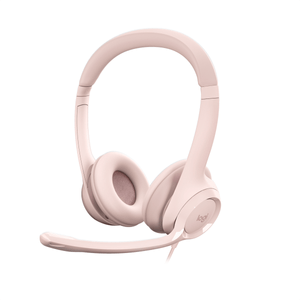 Diadema Usb Logitech H390 Mic Sin Ruido Y Controles Rosado