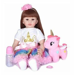 Bebe Aspecto Realista Silicona Accesorios Unicornio Ggg33