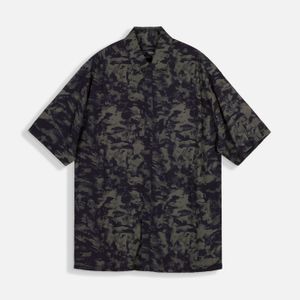 Camisa Manga Corta Color Azul Oscuro Para Hombre