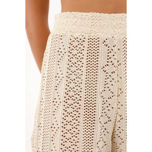 Bermuda crudo tipo croché para mujer