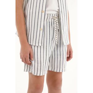Bermuda azul tipo chino para niño