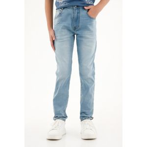 Jean Slim tiro medio azul claro para niño