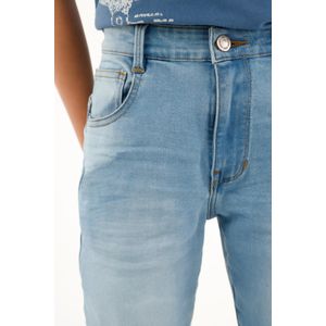 Jean Slim tiro medio azul claro para niño