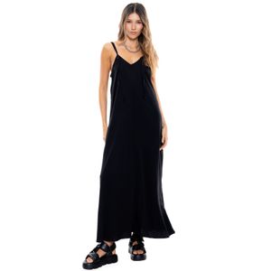 Maxi Vestido Con Ojaletes Y Tiras Anudadas