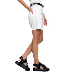 Bermuda High Waist En Denim